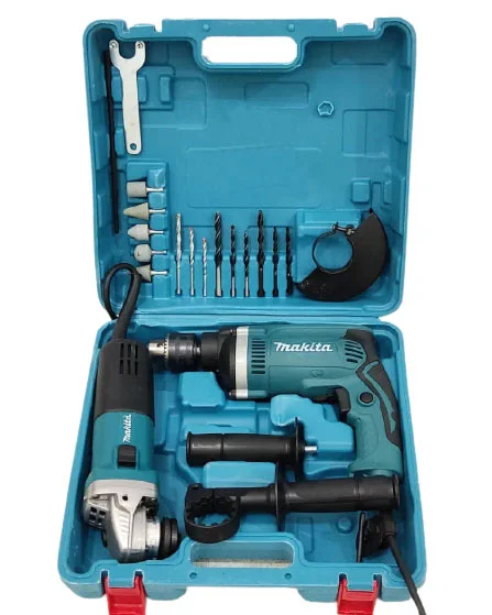 پک دوقلو دریل چکشی ماکیتا و مینی فرز ماکیتا