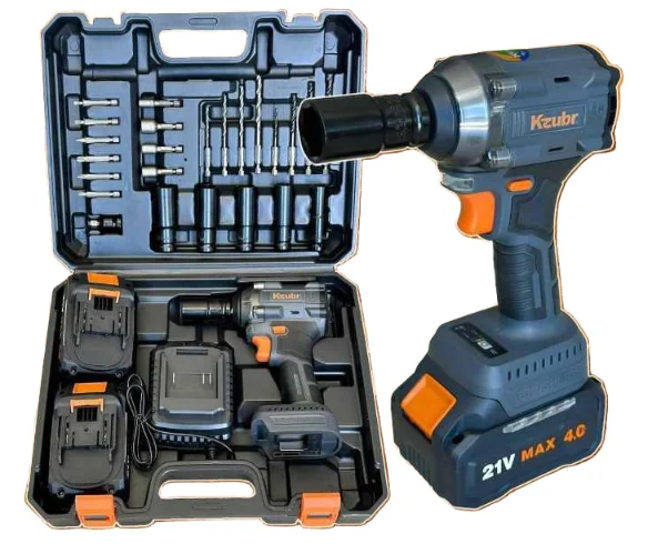بکس شارژی زوبر سه کاره (دریل، پیچ بند و بکس) 21 ولت مدل 21v-350T