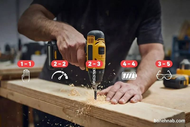 اشتباهات رایج هنگام استفاده از دریل شارژی